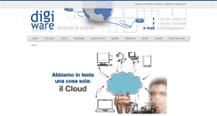Desktop Screenshot of digiware.it