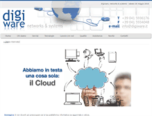 Tablet Screenshot of digiware.it